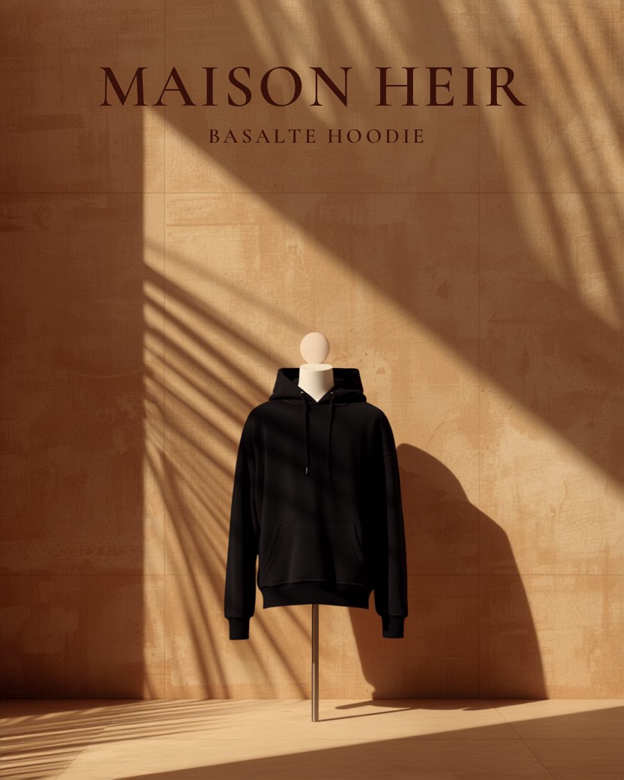 MAISON HEIR — Hoodie « Basalte »