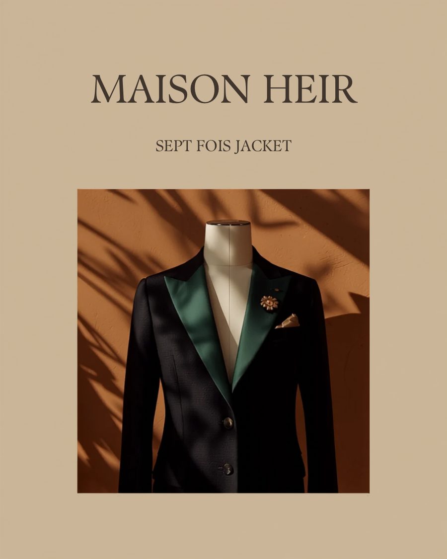MAISON HEIR — Veste « Sept Fois »